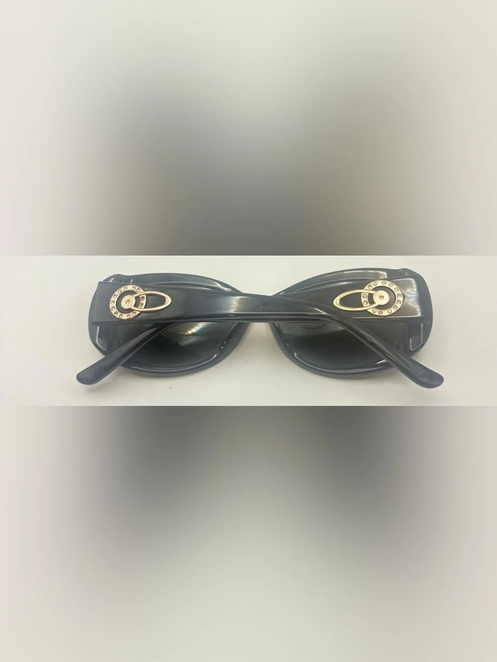 Black Oval Sunglasses Frames Only